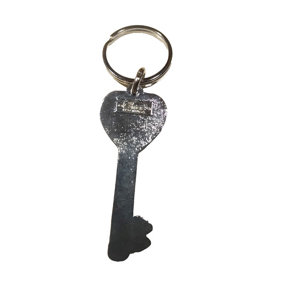 Islamorada Florida Silver Tone Key Keychain - Picture 5 of 6